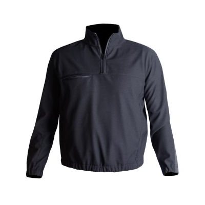 Soft Shell 1 / 4Zip,Fleece Jkt, L, NVY